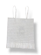 Top de Tirantes Blanco Fruncido ATM Anthony Thomas Melillo