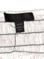 Top de Tirantes Blanco Fruncido ATM Anthony Thomas Melillo