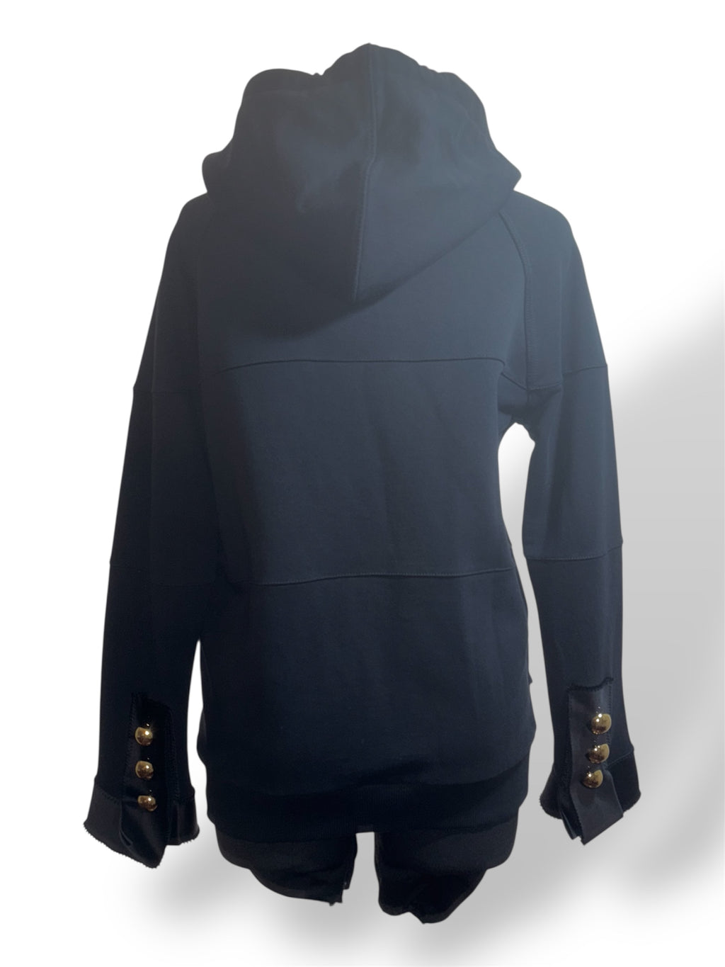Sudadera de Lujo AZ Factory con Capucha y Detalles Satinados