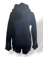 Sudadera de Lujo AZ Factory con Capucha y Detalles Satinados