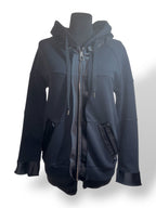 Sudadera de Lujo AZ Factory con Capucha y Detalles Satinados