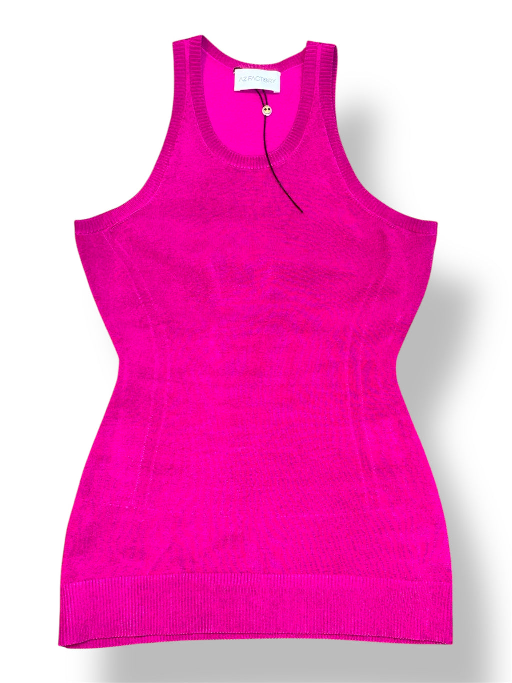Top de Punto Canalé AZ Factory con Cuello Halter