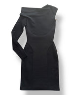 Vestido Corto Asimétrico de Punto Moldeador AZ Factory