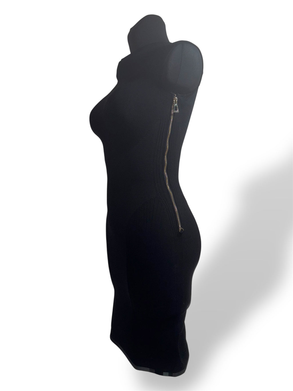 Vestido Corto Asimétrico de Punto Moldeador AZ Factory