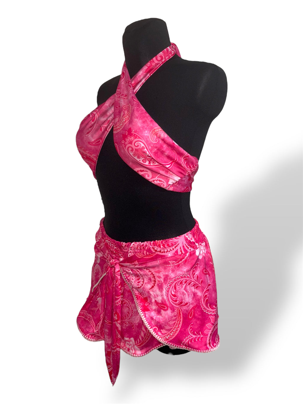 Set Playero de Dos Piezas Rosa - Agua Bendita