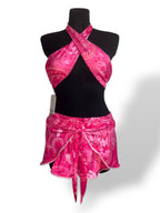 Set Playero de Dos Piezas Rosa - Agua Bendita