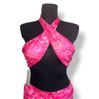 Set Playero de Dos Piezas Rosa - Agua Bendita