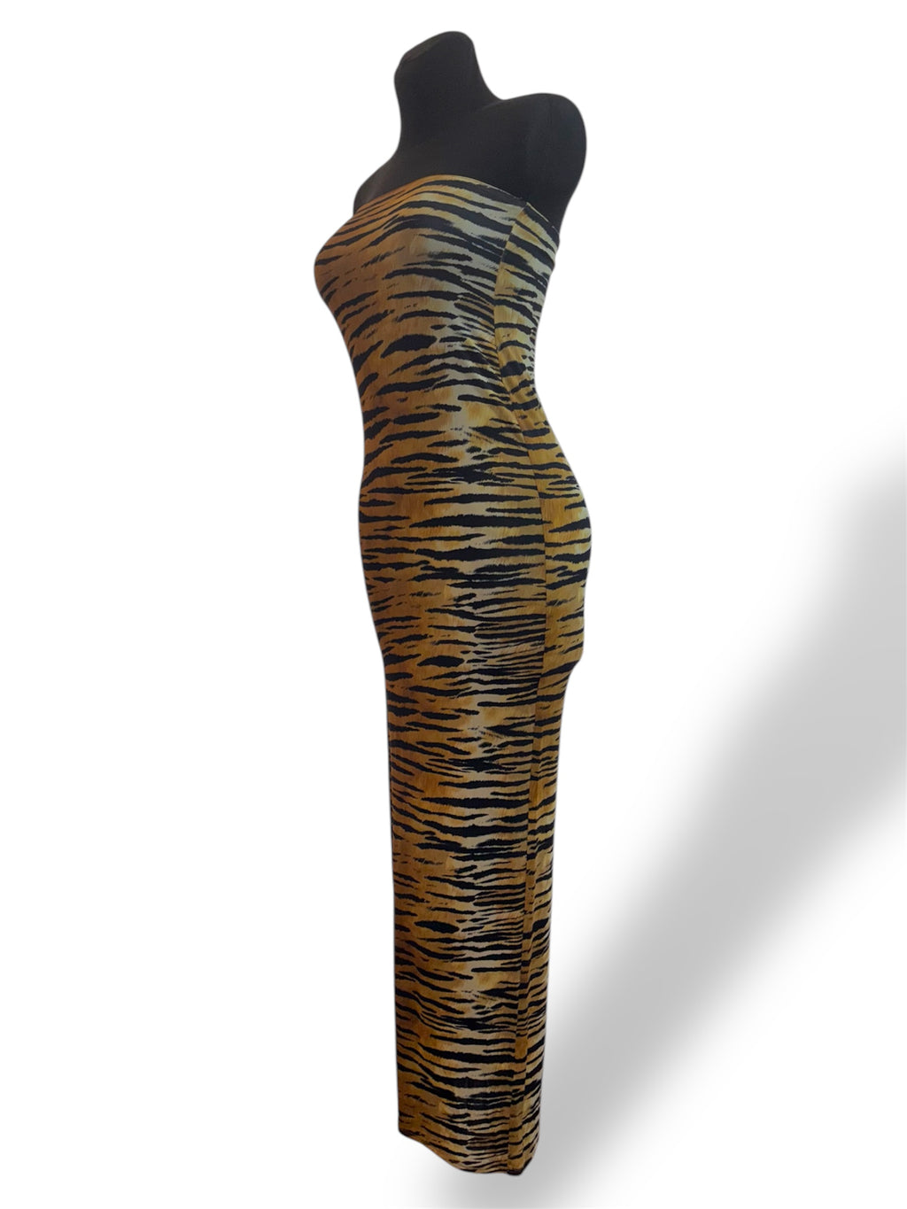 Vestido de Tubo de Tigre Alexandre Vauthier Animal Print