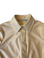 Camisa de Vestir Alexander Wang Champagne con Cristales