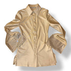 Camisa de Vestir Alexander Wang Champagne con Cristales