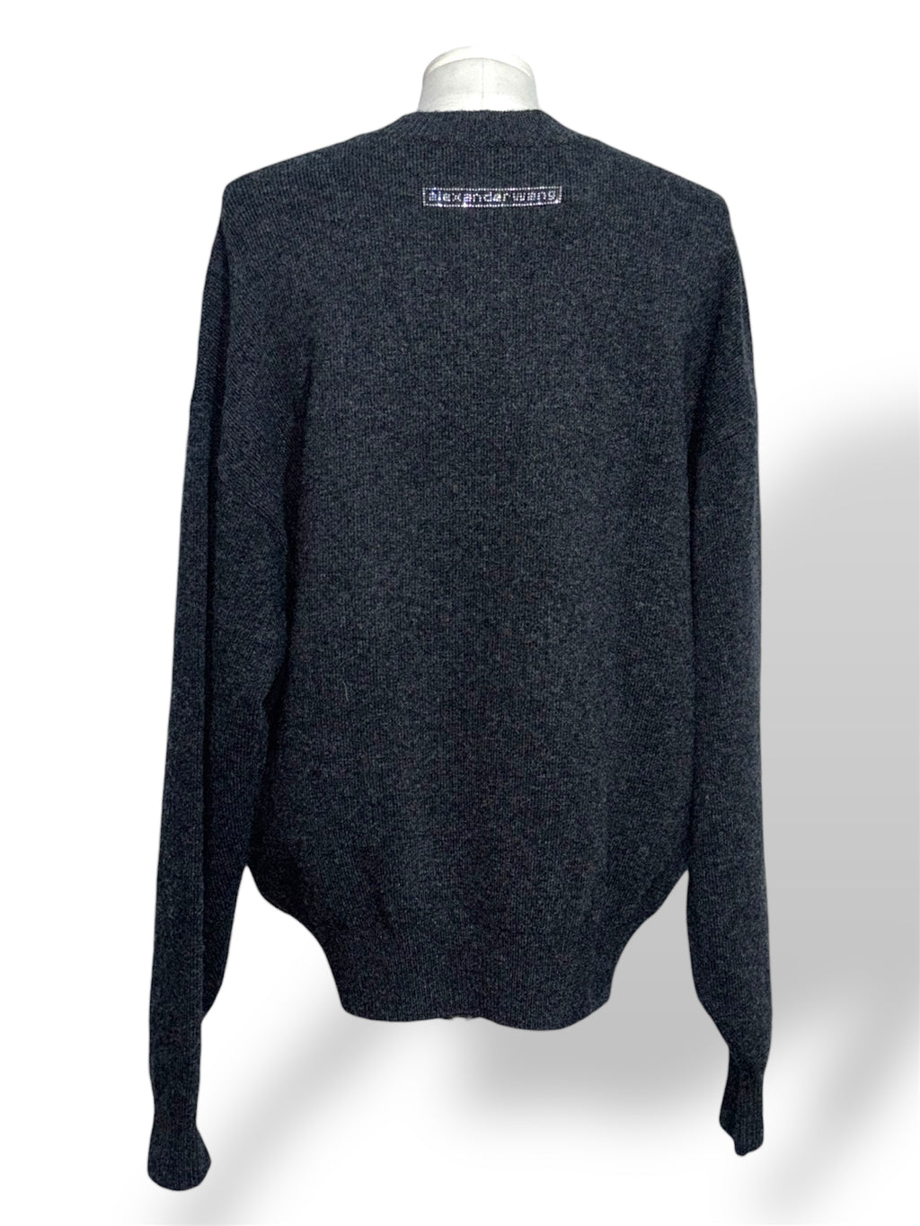 Jersey Gris Alexander Wang con Oso de Cristales
