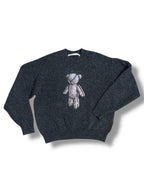 Jersey Gris Alexander Wang con Oso de Cristales