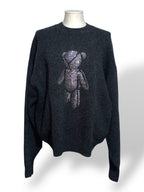 Jersey Gris Alexander Wang con Oso de Cristales