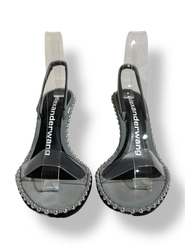 Sandalias Plateadas Alexander Wang Nova
