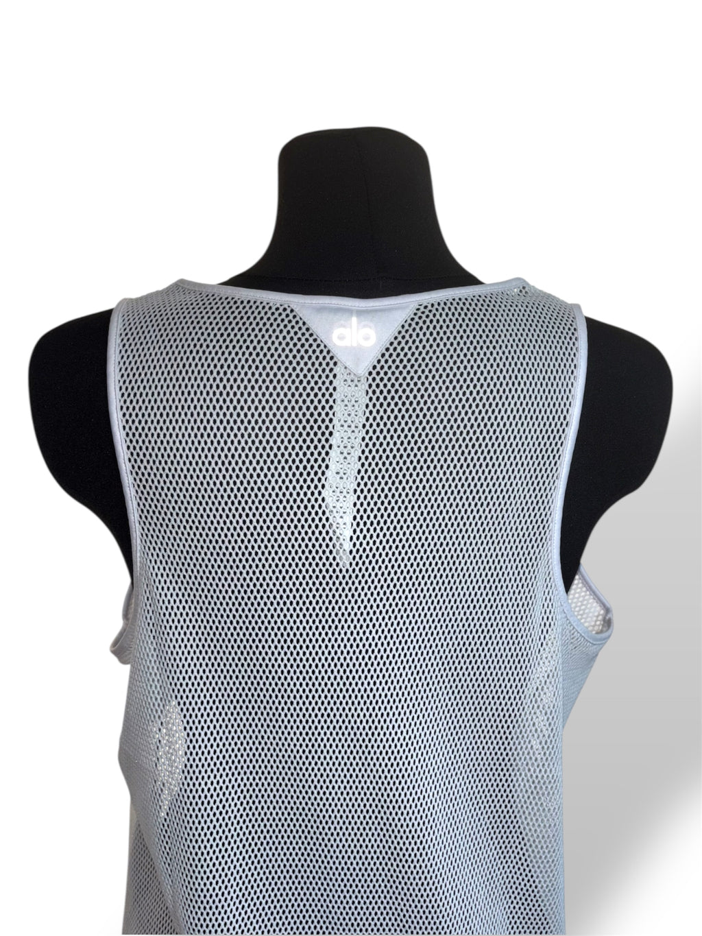Camiseta de Malla Blanca Alo Yoga