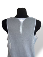 Camiseta de Malla Blanca Alo Yoga