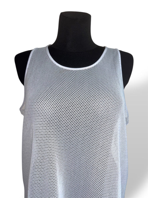 Camiseta de Malla Blanca Alo Yoga