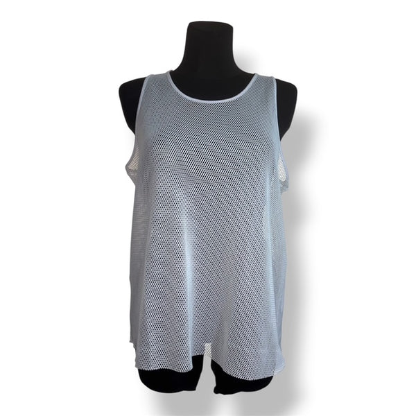 Camiseta de Malla Blanca Alo Yoga