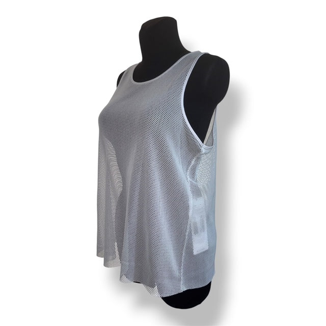 Camiseta de Malla Blanca Alo Yoga