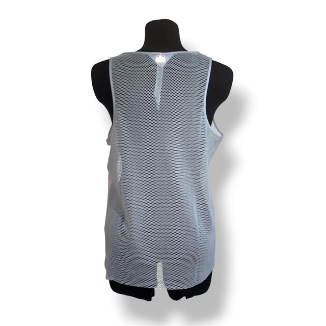Camiseta de Malla Blanca Alo Yoga
