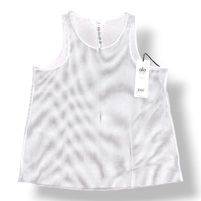 Camiseta de Malla Blanca Alo Yoga