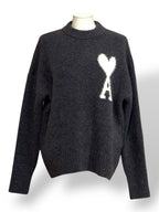 Jersey Gris AMI Paris Ami de Cœur
