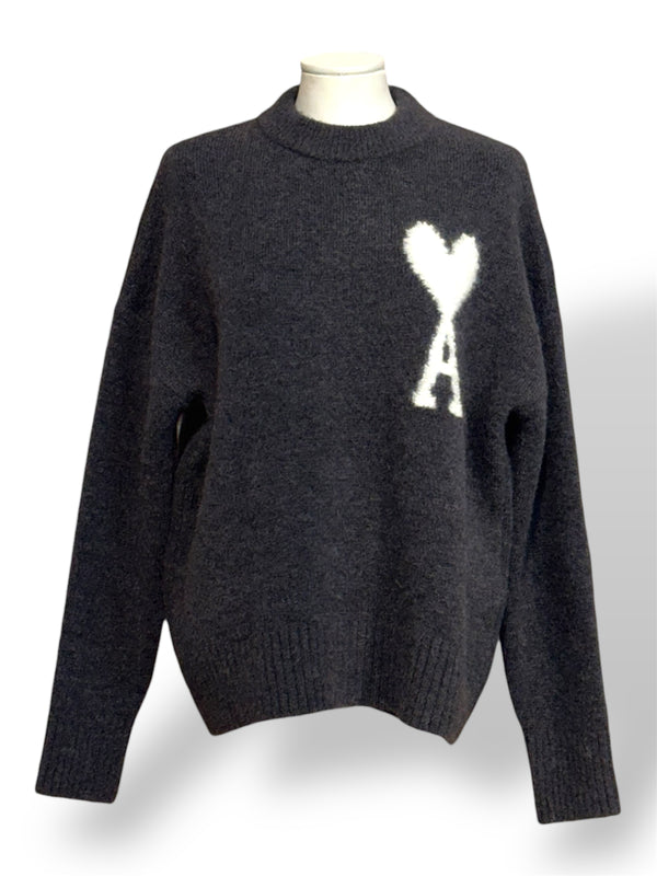 Jersey Gris AMI Paris Ami de Cœur
