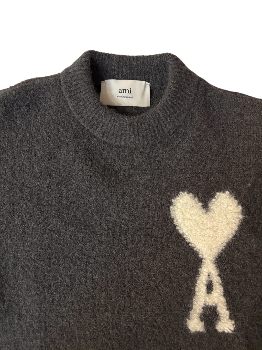 Jersey Gris AMI Paris Ami de Cœur