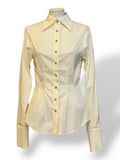 Blusa Ajustada de Algodón Anna Quan