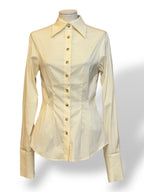 Blusa Ajustada de Algodón Anna Quan