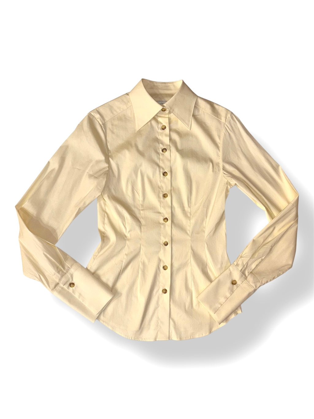 Blusa Ajustada de Algodón Anna Quan
