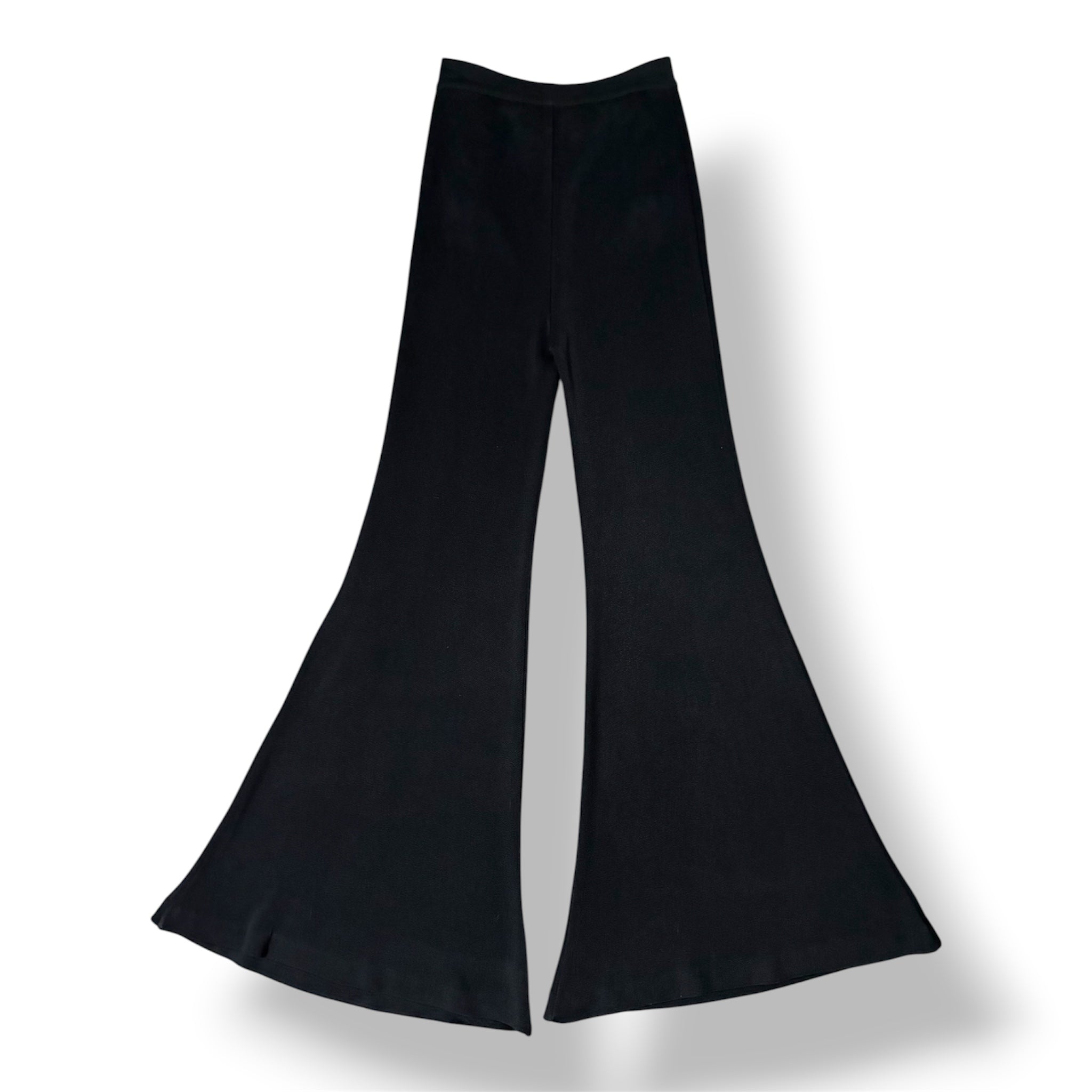 Pantalón Acampanado Balmain de con Botones Dorados – Negro
