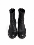 Botines Sartori Gold de piel negra con tacón – Talla 38,5
