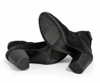 Botines The Last Conspiracy de ante negro con cremallera trasera – Talla 38