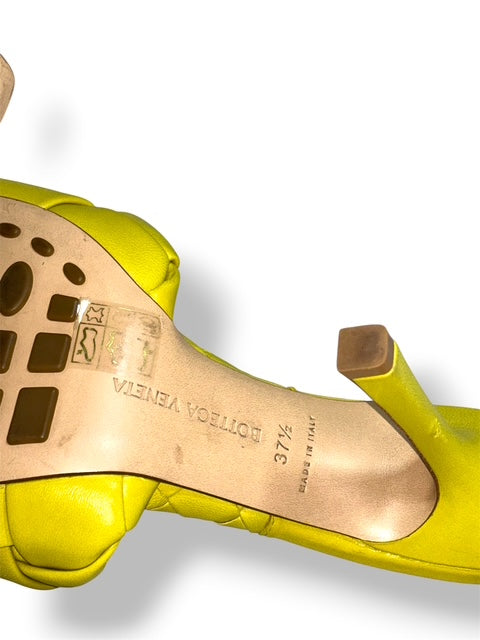 Zapatos Bottega Veneta de Tacón | Mules de Piel Trenzada de Lujo