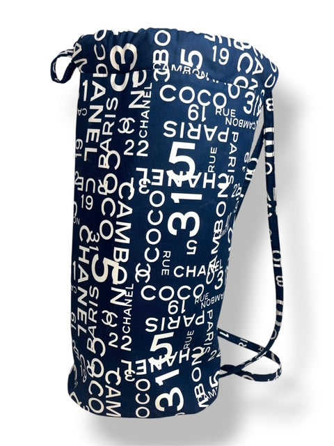 Bolso de Mano Tipo Saco y Toalla de Playa Grande de Chanel