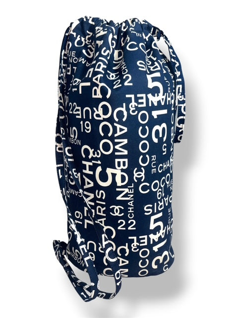 Bolso de Mano Tipo Saco y Toalla de Playa Grande de Chanel