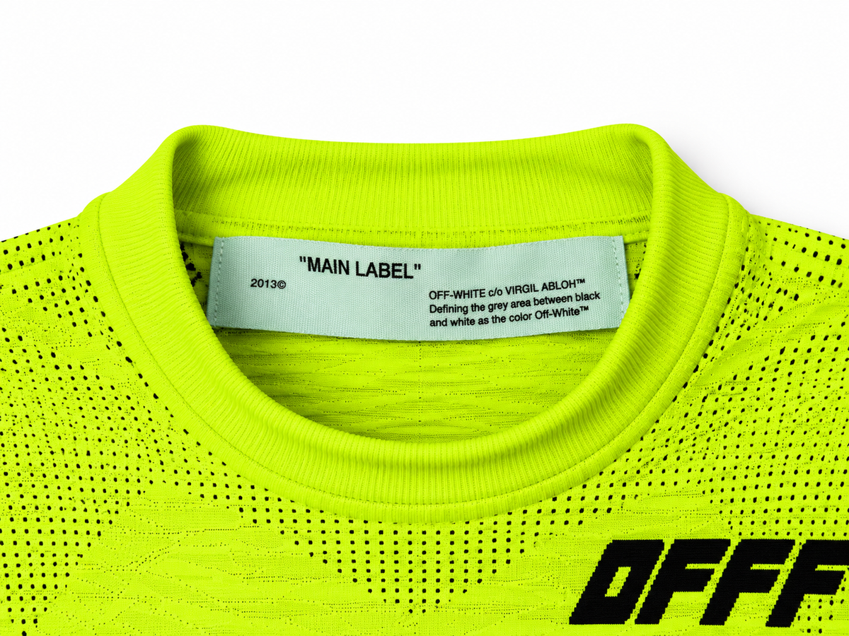 Camiseta deportiva Off-White neón 2018 talla M