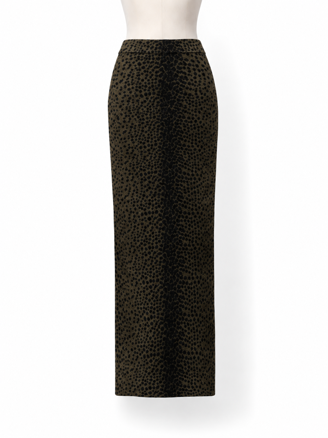 Falda larga Alexander Wang de chenilla con estampado animal – Talla XS – 2024
