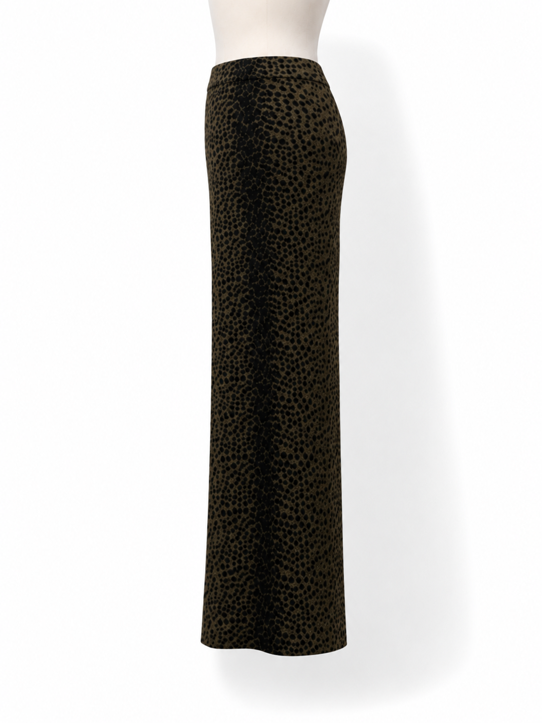 Falda larga Alexander Wang de chenilla con estampado animal – Talla XS – 2024