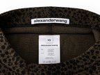 Falda larga Alexander Wang de chenilla con estampado animal – Talla XS – 2024