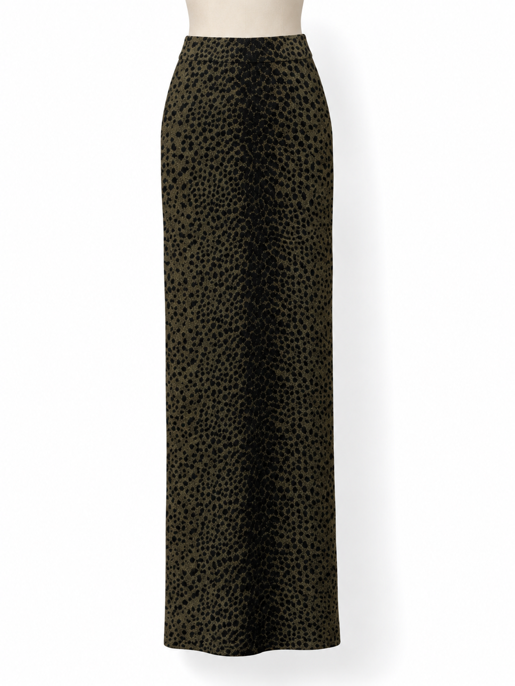 Falda larga Alexander Wang de chenilla con estampado animal – Talla XS – 2024