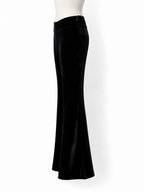 Pantalón de terciopelo negro Maggie Marilyn Rule Breaker – Talla 36
