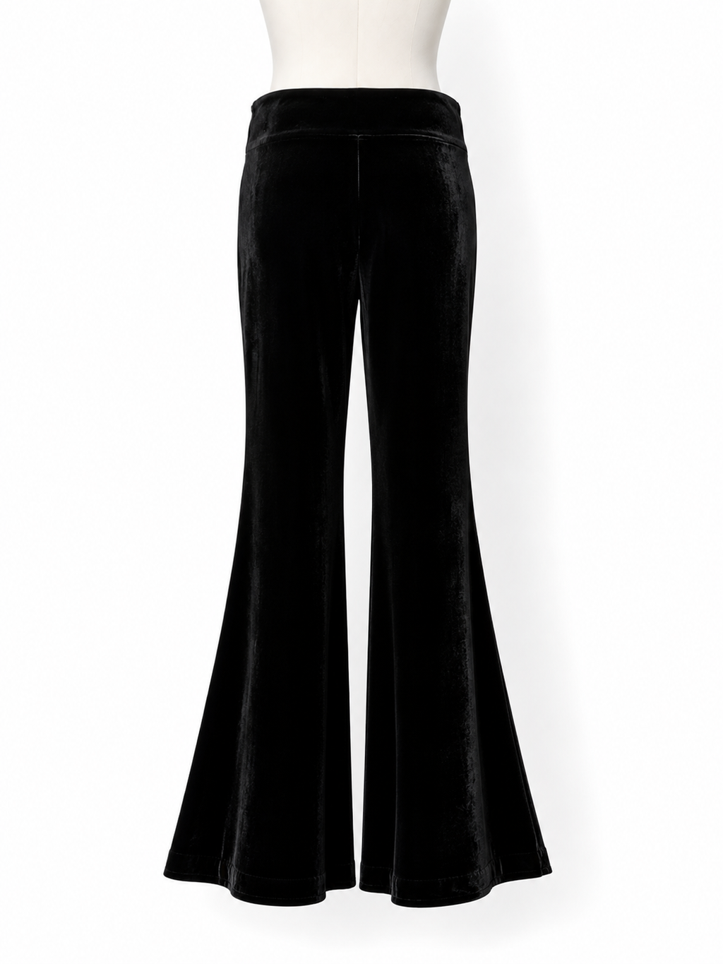 Pantalón de terciopelo negro Maggie Marilyn Rule Breaker – Talla 36