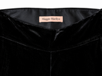 Pantalón de terciopelo negro Maggie Marilyn Rule Breaker – Talla 36