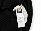 Jersey negro Roberto Cavalli de punto con aberturas – Talla 38