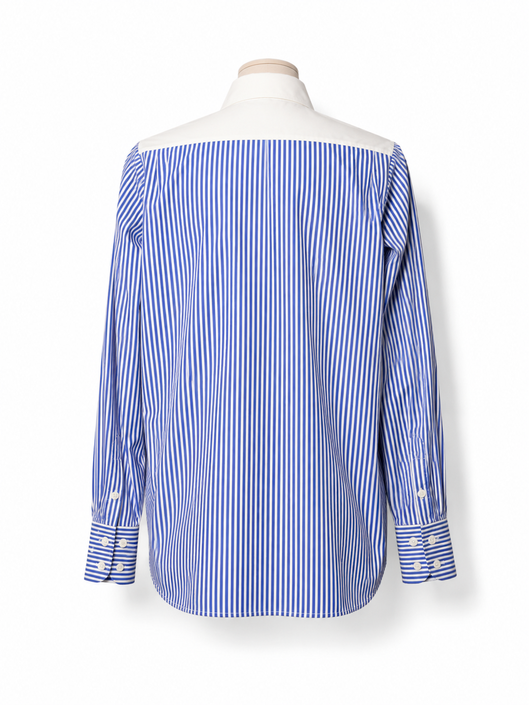 Camisa Stella McCartney de algodón a rayas azul y blanca – Talla 34