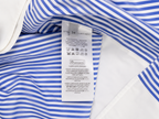 Camisa Stella McCartney de algodón a rayas azul y blanca – Talla 34