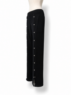 Pantalón negro Alexander Wang estilo chándal con botones – Talla S