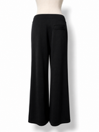 Pantalón negro Alexander Wang estilo chándal con botones – Talla S